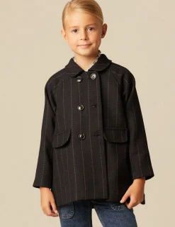 Flash Sale NÍCOLI ABRIGO CRUZADO RAYA Azulesoscuros