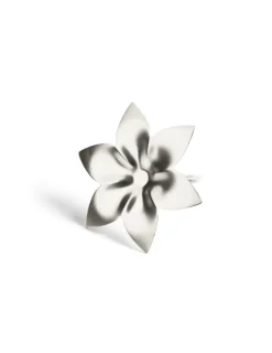 Cheap NÍCOLI ANILLO FLOR PICOS PLATEADO Metalizados