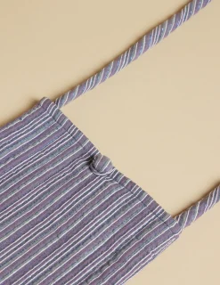 Store NÍCOLI BANDOLERA RAYA AZUL LUREX Azulvaquero