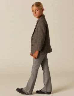 New NÍCOLI BLAZER ESPIGA MARRÓN RY AZUL Marrones