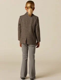 New NÍCOLI BLAZER ESPIGA MARRÓN RY AZUL Marrones