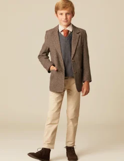 Sale NÍCOLI BLAZER ESPIGA MARRÓN RY AZUL Marrones