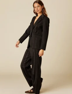 Fashion NÍCOLI BLAZER NEGRO RAYA BRILLO Negros