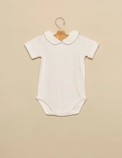 Store NÍCOLI Body cuello bebé pespuntes azul claro Azulesclaros