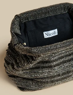 Cheap NÍCOLI BOLSO LENTEJUELAS ANTRACITA Grisesantracitas