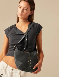 Cheap NÍCOLI BOLSO SERRAJE AZUL TACHAS Grisesantracitas