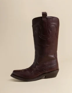 Shop NÍCOLI BOTA COWBOY Granate