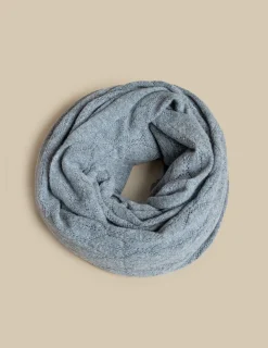 Store NÍCOLI BUFANDA PUNTO ROMBOS GRIS Grises