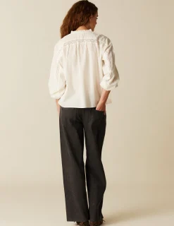 Discount NÍCOLI CAMISA CRUDA TIRA ENCAJE Crudos