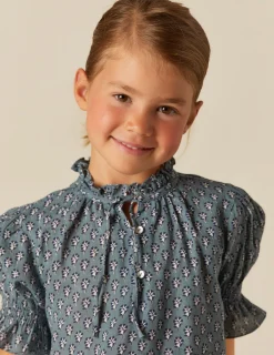 Cheap NÍCOLI CAMISA FLOR RAMITO AZUL Azules