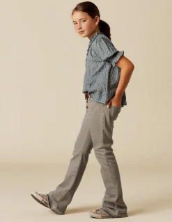 New NÍCOLI CAMISA FLOR RAMITO AZUL Azules