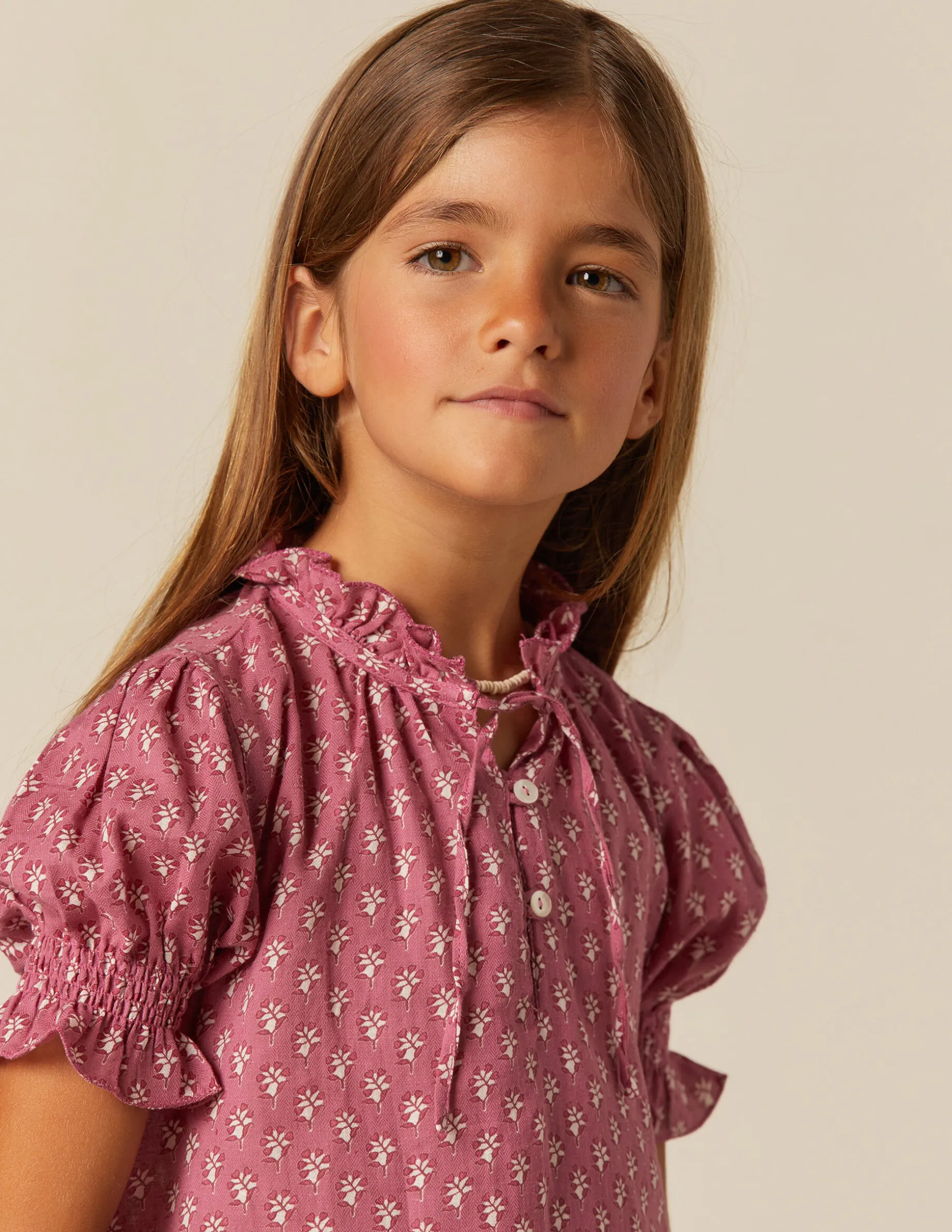 Cheap NÍCOLI CAMISA FLOR RAMITO Fresa