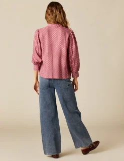 Fashion NÍCOLI CAMISA FLOR RAMITO Fresa