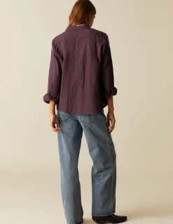 Cheap NÍCOLI CAMISA PALMERA BEADS Morados