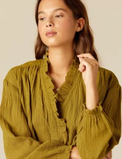 Sale NÍCOLI CAMISA PERKINS Mostaza