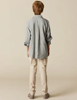 Fashion NÍCOLI CAMISA RAYA AZUL Azulesclaros