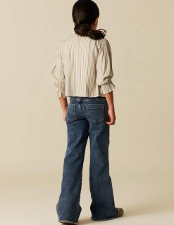 Sale NÍCOLI CAMISA RAYA AZUL MOSTAZA Azulesclaros