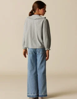 Sale NÍCOLI CAMISA RAYA AZUL NIDOS Azulesclaros