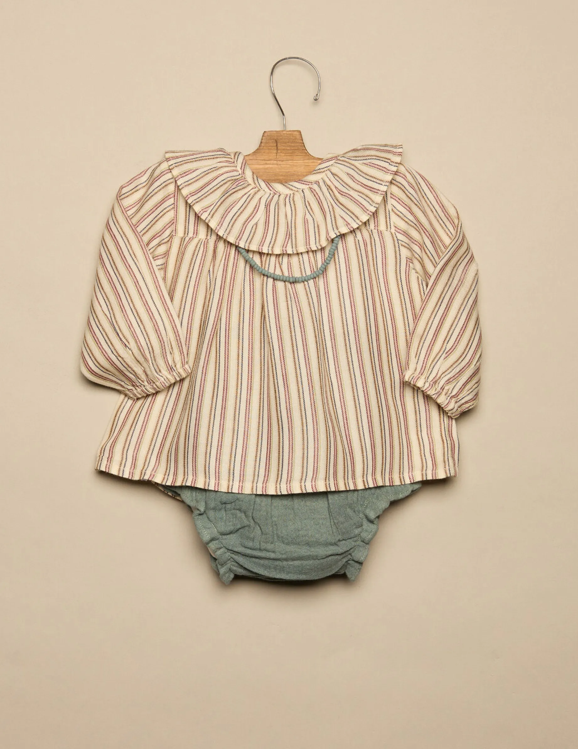 Shop NÍCOLI CAMISA RAYA FRESA VERDE Marrones