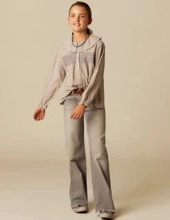 Clearance NÍCOLI CAMISA RAYA MARRÓN NIDOS Grises