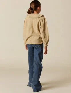 Cheap NÍCOLI CAMISA RAYA NIDOS Mostaza