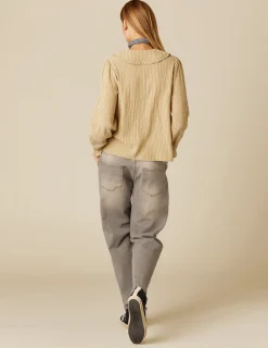 Discount NÍCOLI CAMISA RAYA NIDOS Mostaza