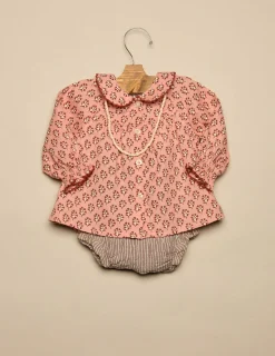 Online NÍCOLI CAMISA ROSA FLOR MARRÓN Rosas