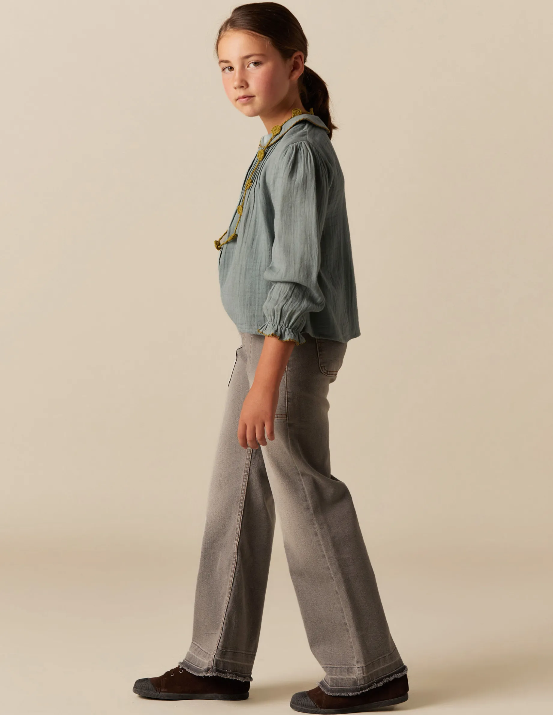 Best NÍCOLI CAMISA VERDE PESPUNTE MOSTAZA Verdes