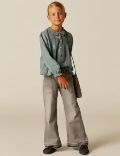 Discount NÍCOLI CAMISA VERDE PESPUNTE MOSTAZA Verdes