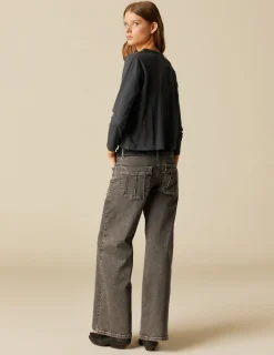 Discount NÍCOLI CAMISETA MANGA LARGA ANTRACITA NN Grisesantracitas