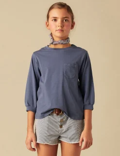 Cheap NÍCOLI CAMISETA MANGA LARGA AZUL OSCURO Azulesoscuros