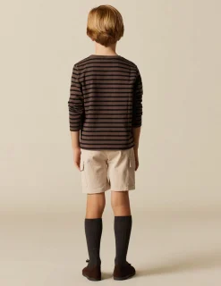 Flash Sale NÍCOLI CAMISETA SOLIDARIA RAYA GRANDE MARRÓN Marrones