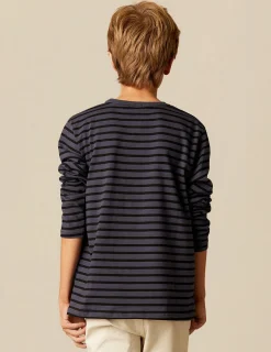 Clearance NÍCOLI CAMISETA SOLIDARIA RAYA GRANDE AZUL Azulesoscuros