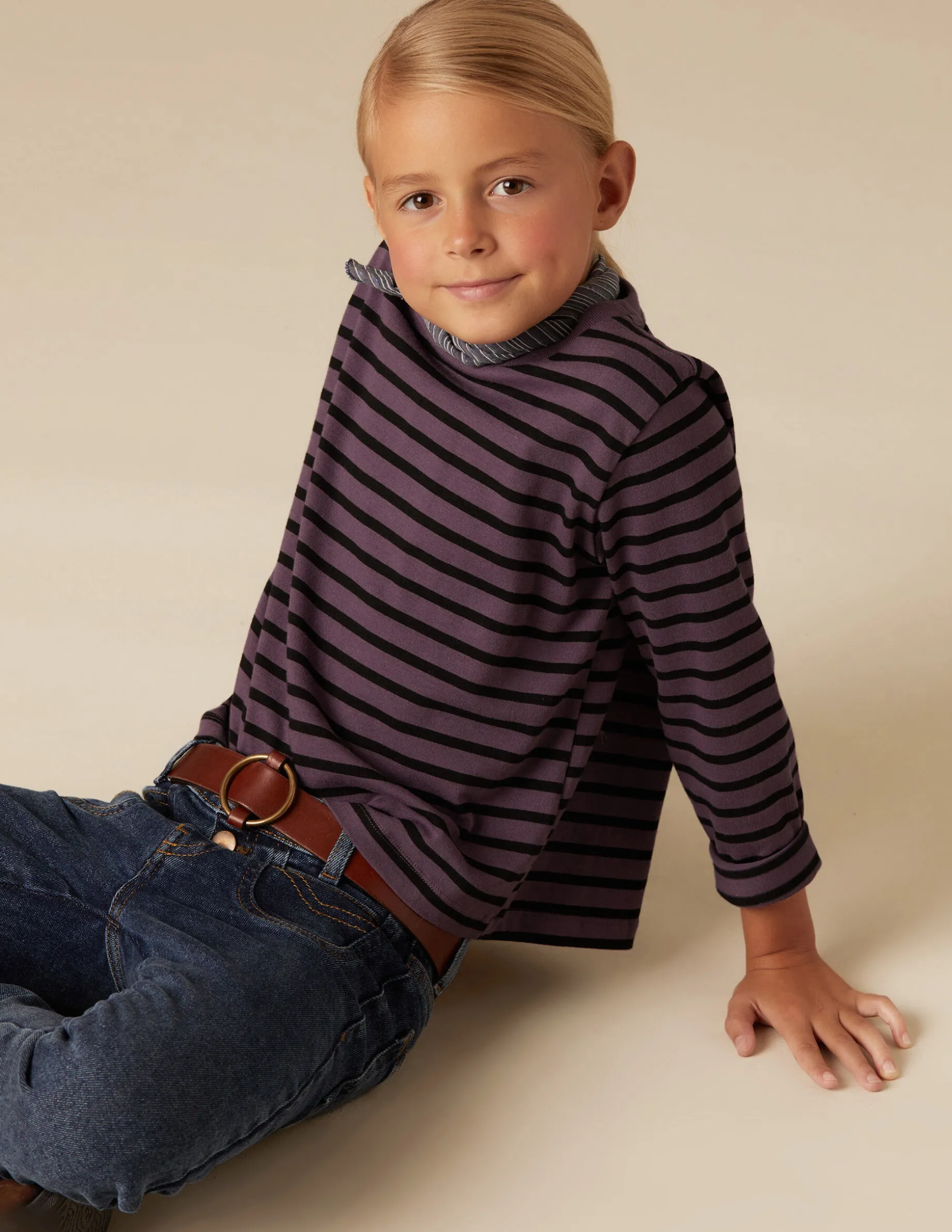 Cheap NÍCOLI CAMISETA SOLIDARIA RAYAS MORA Morados