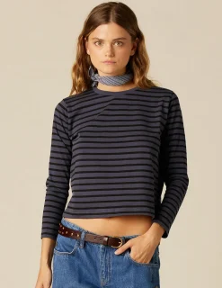 Fashion NÍCOLI CAMISETA SOLIDARIA RAYAS AZUL Azulesoscuros