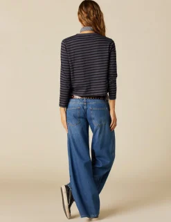 Fashion NÍCOLI CAMISETA SOLIDARIA RAYAS AZUL Azulesoscuros