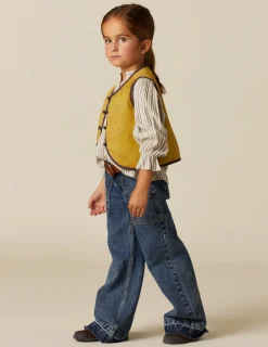 Hot NÍCOLI CHALECO PAISLEY Mostaza