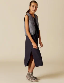 Shop NÍCOLI CHALECO RAYA AZUL LUREX Azulvaquero