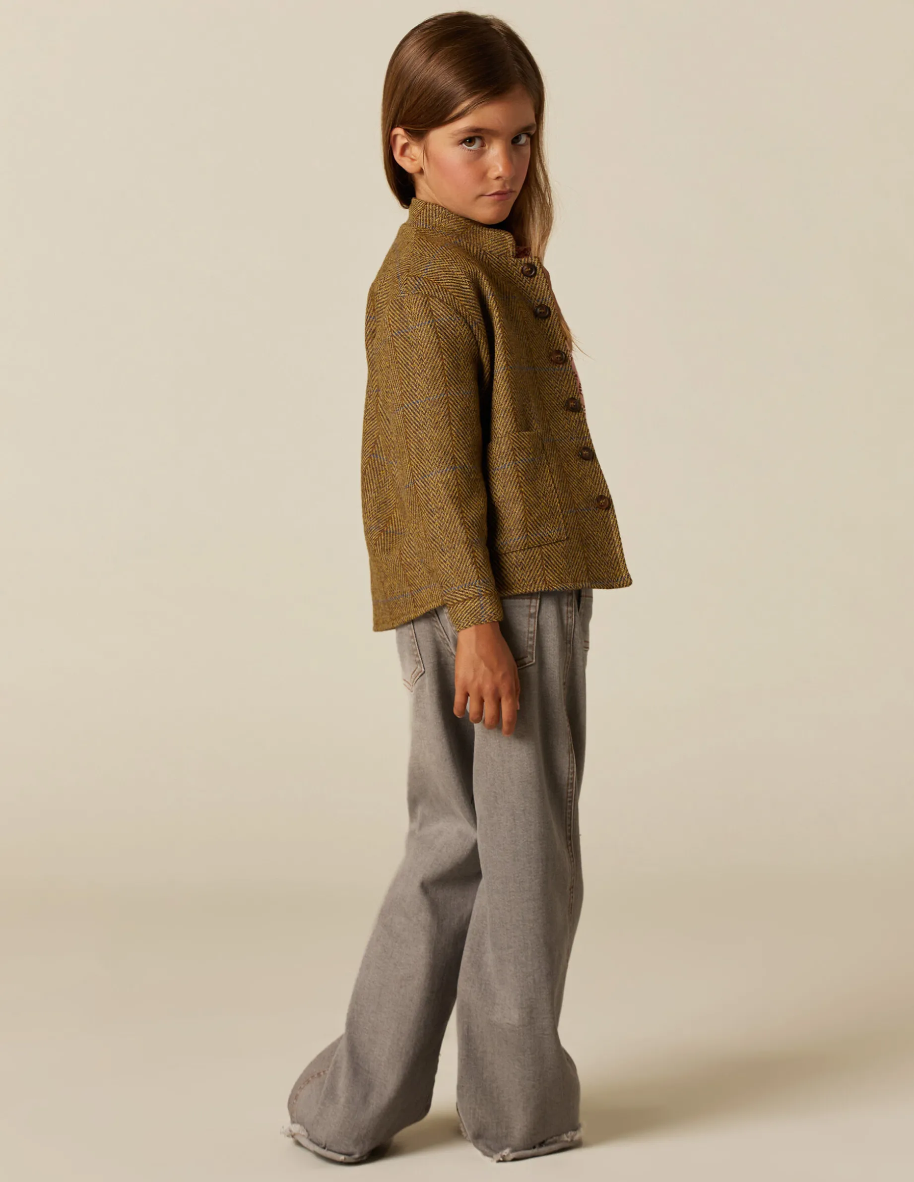 Discount NÍCOLI CHAQUETA MAO ESPIGA MARRÓN Marrones