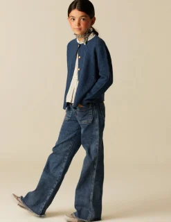 Outlet NÍCOLI CHAQUETA PUNTO DIBUJO AZUL Azules