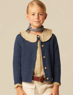 Online NÍCOLI CHAQUETA PUNTO DIBUJO AZUL Azules