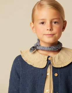 Online NÍCOLI CHAQUETA PUNTO DIBUJO AZUL Azules