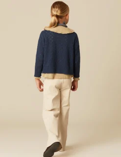 Online NÍCOLI CHAQUETA PUNTO DIBUJO AZUL Azules