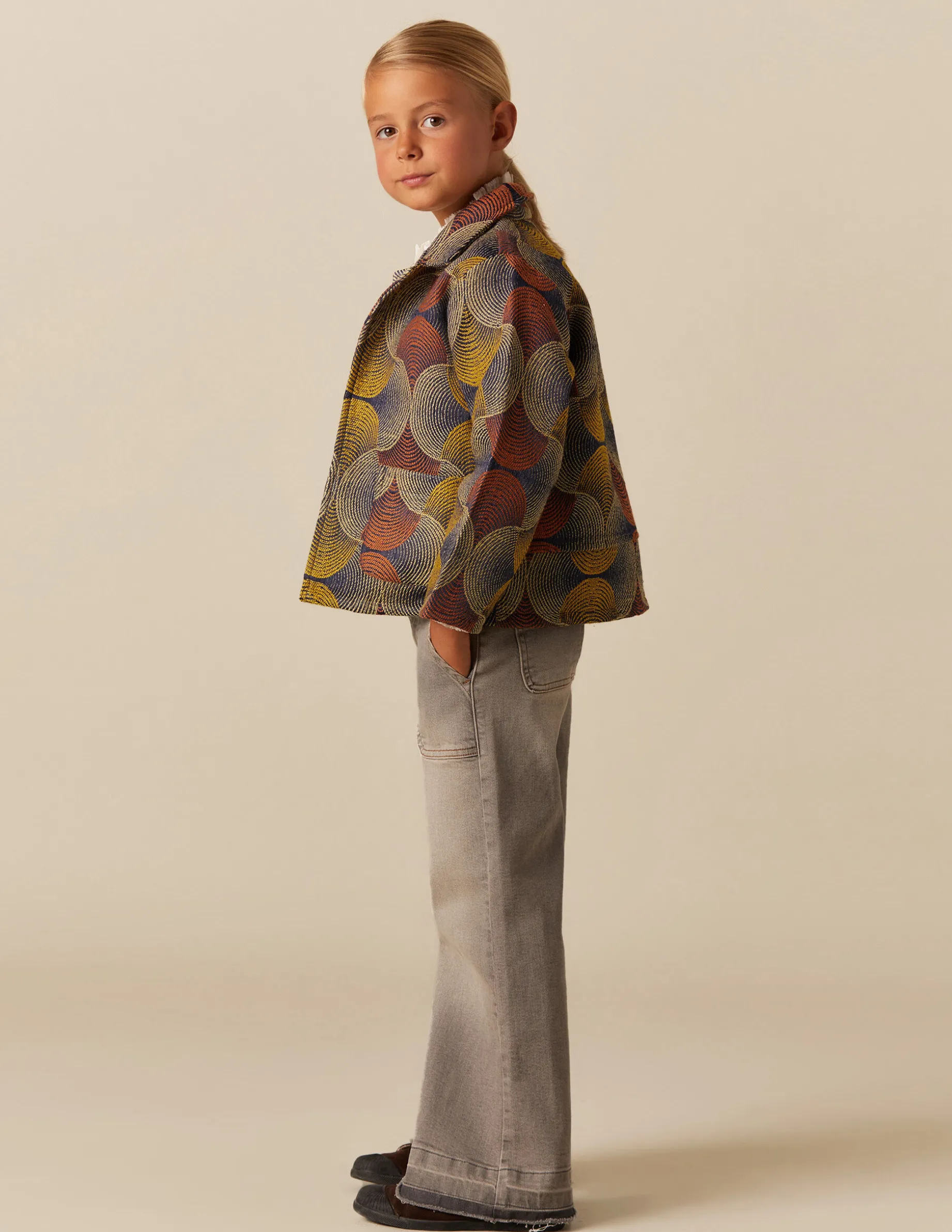 Fashion NÍCOLI CHAQUETÓN DISCOS Mostaza