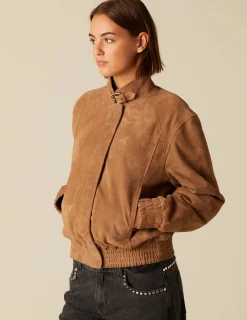 Outlet NÍCOLI CHAQUETÓN SERRAJE Marrones