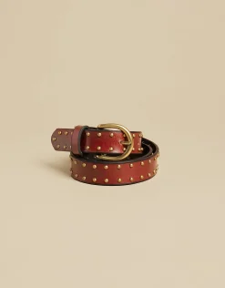 Outlet NÍCOLI CINTURÓN TACHAS MARRÓN Marrones