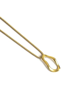 Cheap NÍCOLI COLLAR CURVA DORADO Dorados