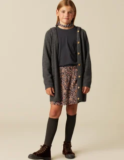 Flash Sale NÍCOLI FALDA FLOR HOJA Mora