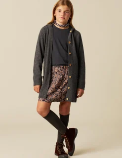 Flash Sale NÍCOLI FALDA FLOR HOJA Mora