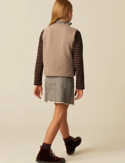 New NÍCOLI FALDA VAQUERA GRIS Grises